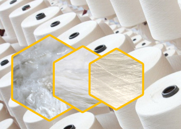 Polyester and viscose