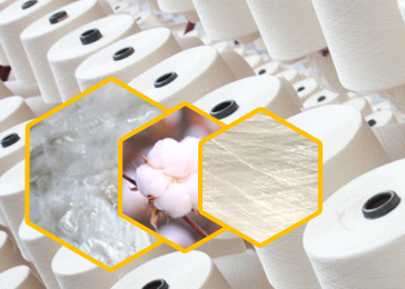 Polyester and cotton